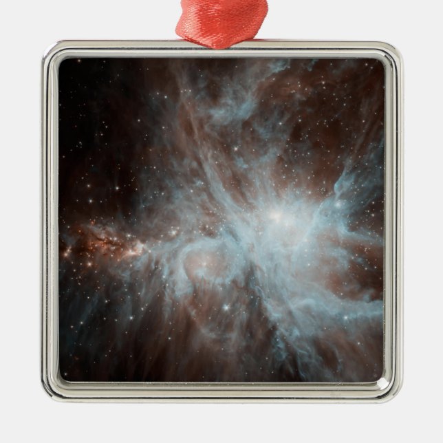 A colony of hot young stars in the Orion Nebula Metal Ornament (Front)