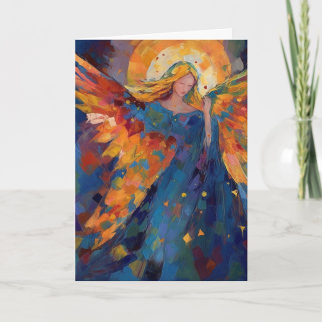 A Colorful Angel All Occasions  Card (Front)