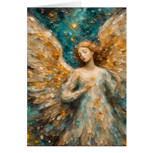 A Colorful Angel All Occasions Greeting Card
