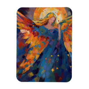 A Colorful Angel Magnet