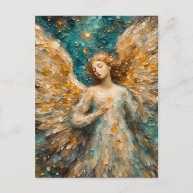 A Colorful Angel  Postcard (Front)