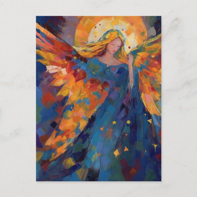 A Colorful Angel Postcard (Front)