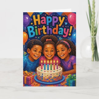 A Colorful Birthday! Birthday Card