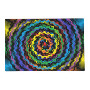 A Colorful Detonation Placemat