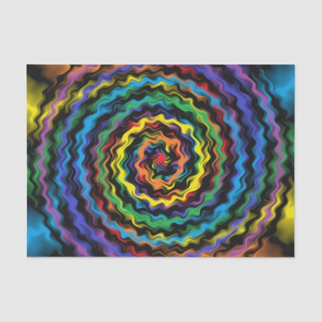 A Colorful Detonation Tissue Paper (Front)