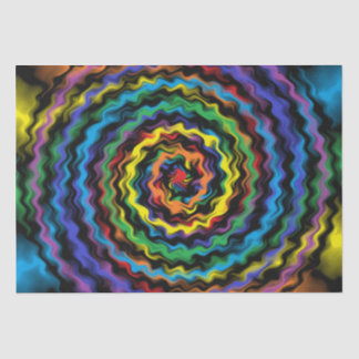 A Colorful Detonation Tissue Paper