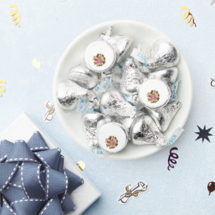 A colorful flower illustration featuring a unique hershey®'s kisses®