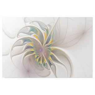 A colorful fractal ornament. Abstract Flower art