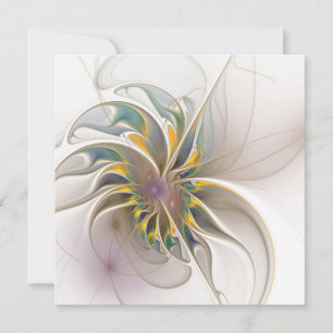 A colorful fractal ornament. Abstract Flower art