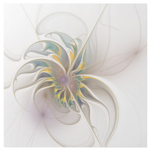 A colorful fractal ornament. Abstract Flower art
