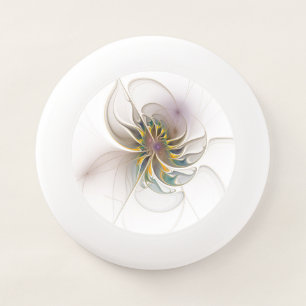 A colorful fractal ornament. Abstract Flower art Wham-O Frisbee