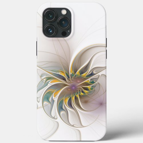 A colorful fractal ornament Abstract Flower iPhone 13 Pro Max Case