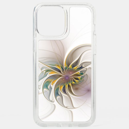 A colorful fractal ornament Abstract Flower Speck iPhone 12 Pro Max Case