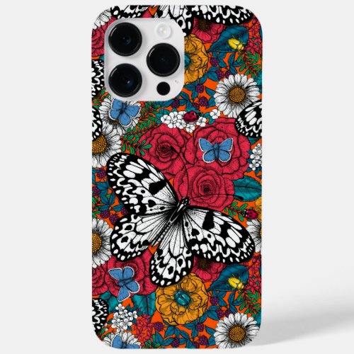 A colorful garden Case_Mate iPhone 14 pro max case