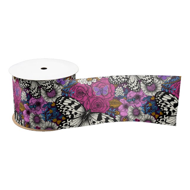 A colorful garden II Satin Ribbon (Spool)