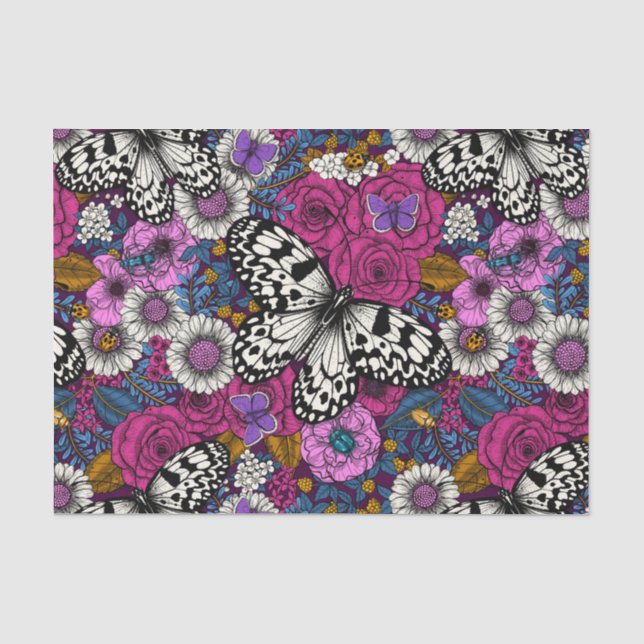 A colorful garden II Tissue Paper (Front)