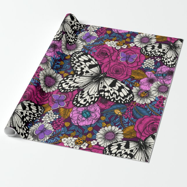 A colorful garden II Wrapping Paper (Unrolled)