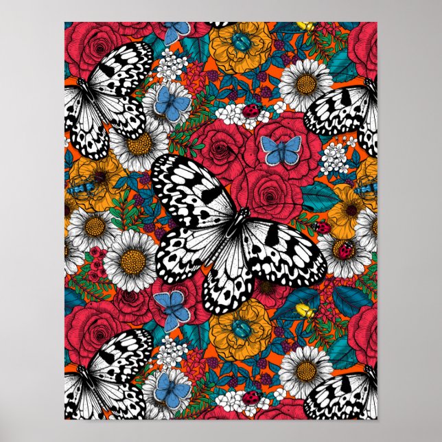 A colorful garden poster (Front)