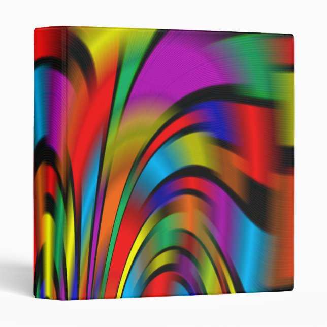 A Colorful Integration 3 Ring Binder (Front/Spine)