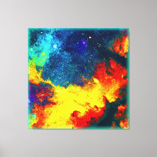 A Colorful Journey Through the Universe Buy Now Canvas Print