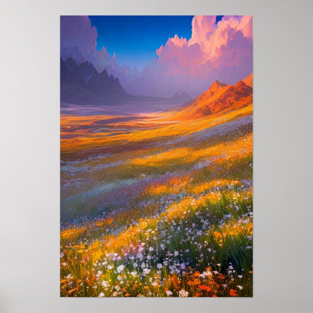 A Colorful Meadow's Serenade Poster (Front)