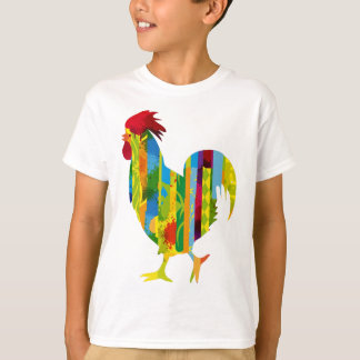 A colorful rooster T-Shirt