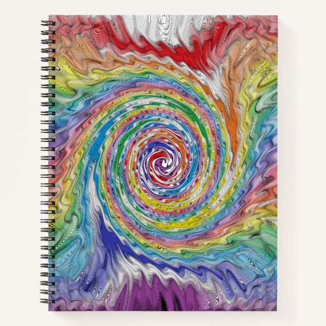 A Colorful Splatter Notebook (Front)