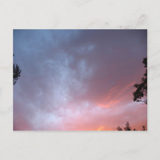 A Colorful Sunset Postcard