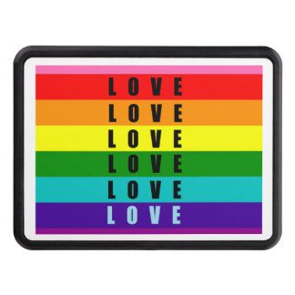 A Colorful Trailer Hitch Accessory Cover