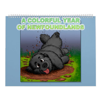 A colorful year of Newfoundlands Calendar