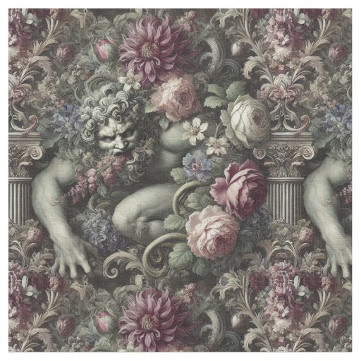 A Colossal Comedy – Gothic Classic Tile Fabric