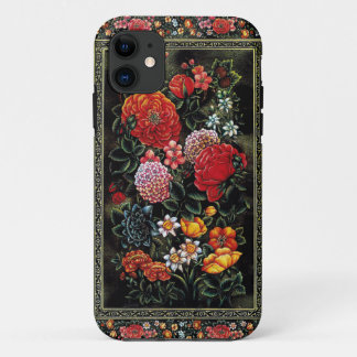 A colourful floral miniature of Persian art iPhone 11 Case