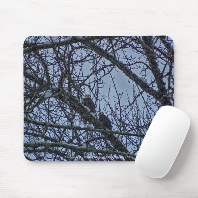 A Companion for Winter Mouse Pad (With Mouse)