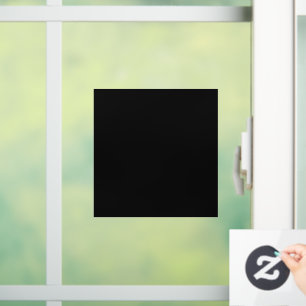 A completely black image with a subtle textured window cling
