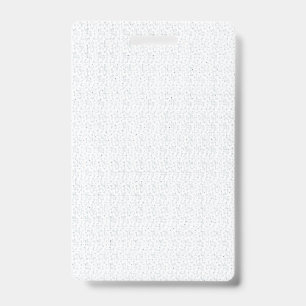 A completely white, featureless surface fills the  badge