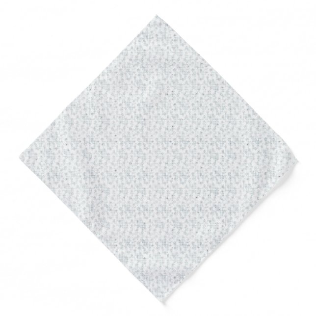 A completely white, featureless surface fills the  bandana (Front)