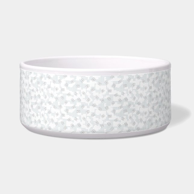 A completely white, featureless surface fills the  bowl (Front)