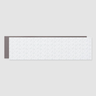 A completely white, featureless surface fills the car magnet