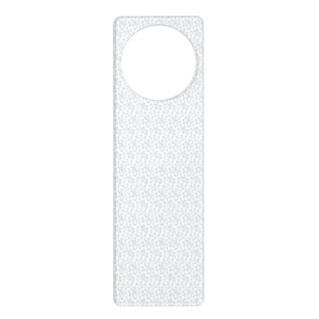 A completely white, featureless surface fills the  door hanger (Front)