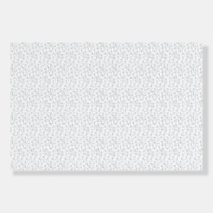 A completely white, featureless surface fills the foam board