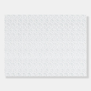 A completely white, featureless surface fills the  foam board