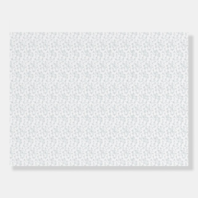 A completely white, featureless surface fills the  foam board (Front)