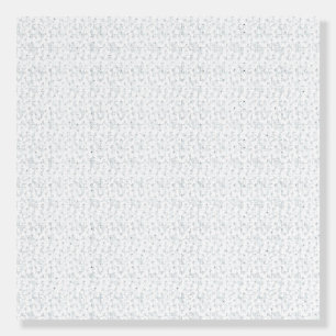 A completely white, featureless surface fills the  foam board
