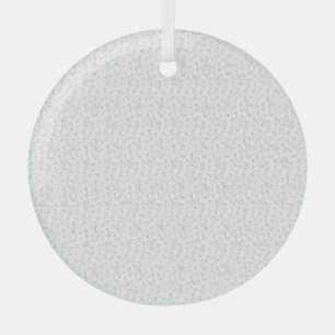 A completely white, featureless surface fills the  glass ornament