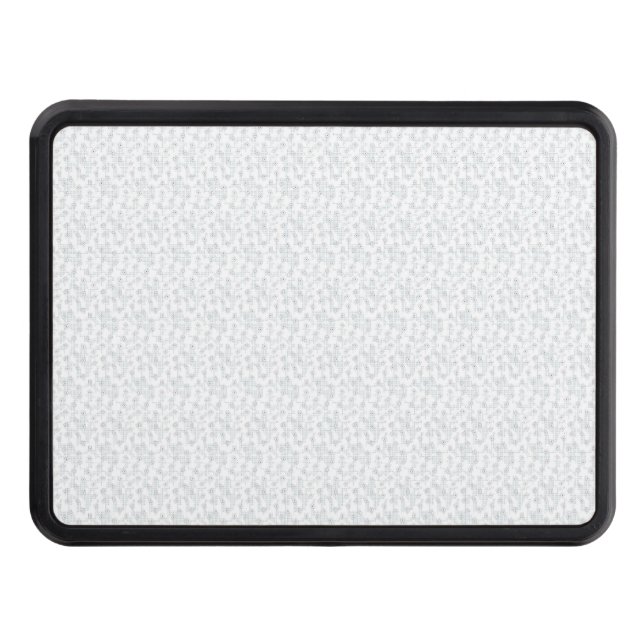 A completely white, featureless surface fills the  hitch cover (Front)