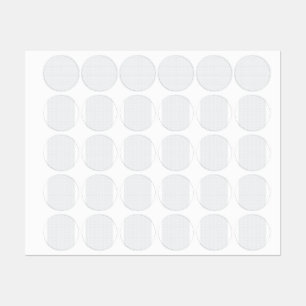 A completely white, featureless surface fills the labels