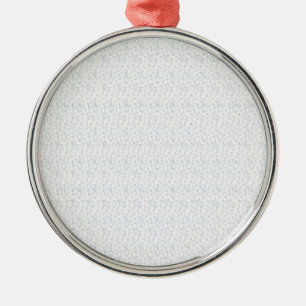 A completely white, featureless surface fills the  metal ornament