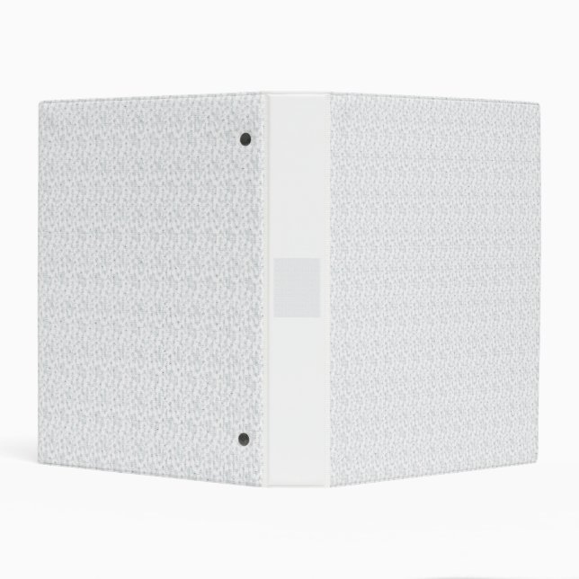 A completely white, featureless surface fills the  mini binder (Background)