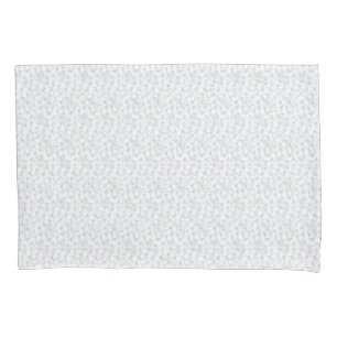 A completely white, featureless surface fills the  pillow case