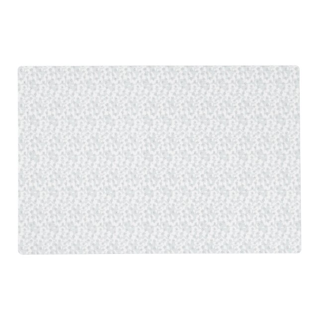 A completely white, featureless surface fills the  placemat (Front)